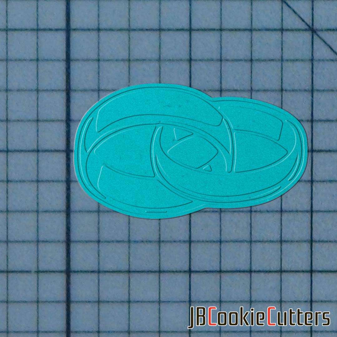 Wedding Rings 227-144 Cookie Cutter and Stamp