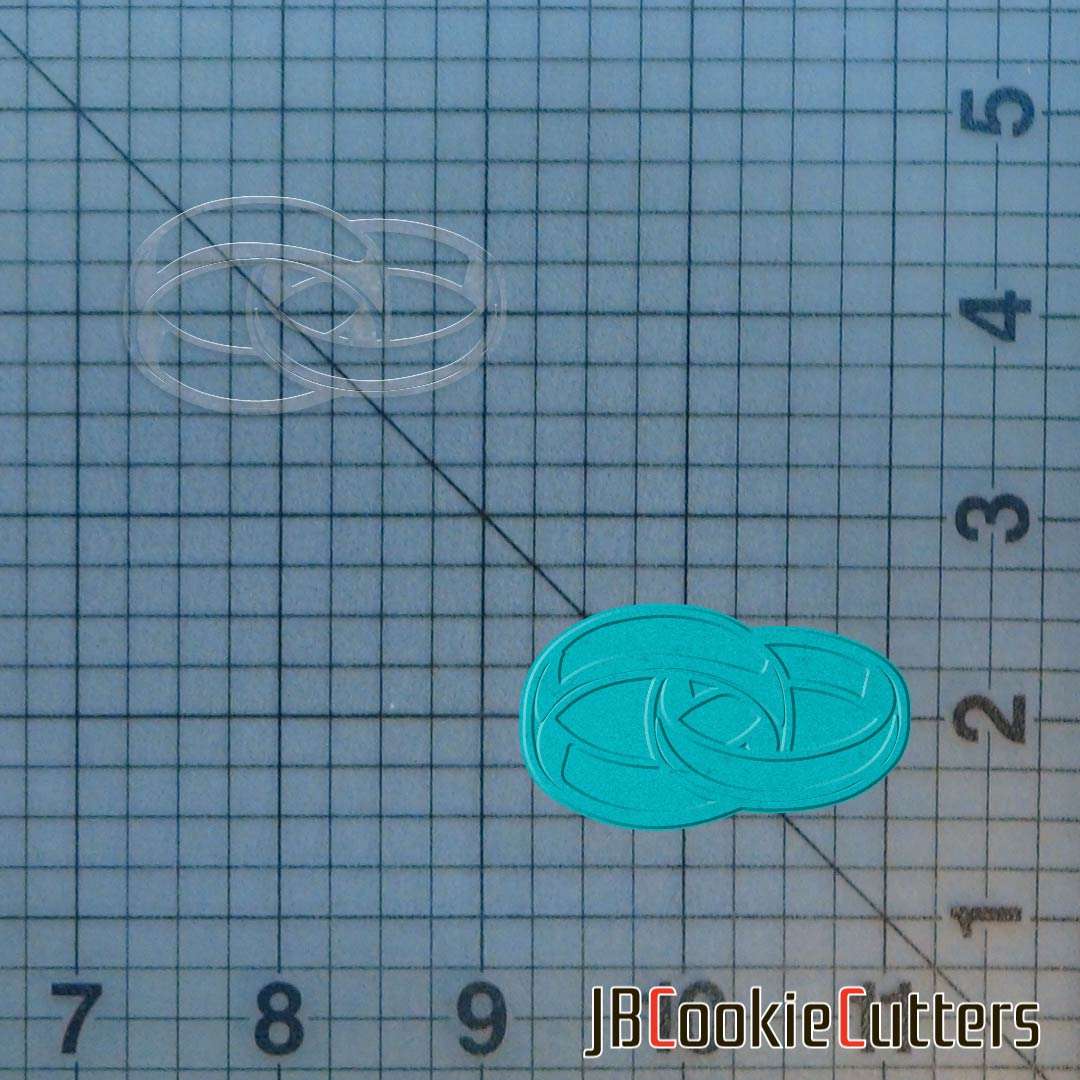 Wedding Rings 227-144 Cookie Cutter and Stamp - Image 4