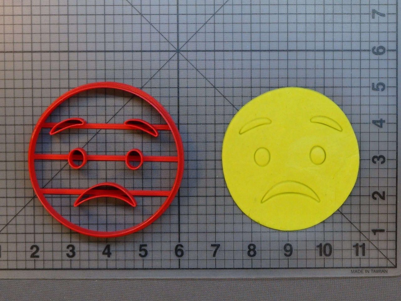Worried Emoji 266-B241 Cookie Cutter