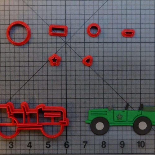 Army Car 266-A812 Cookie Cutter Set