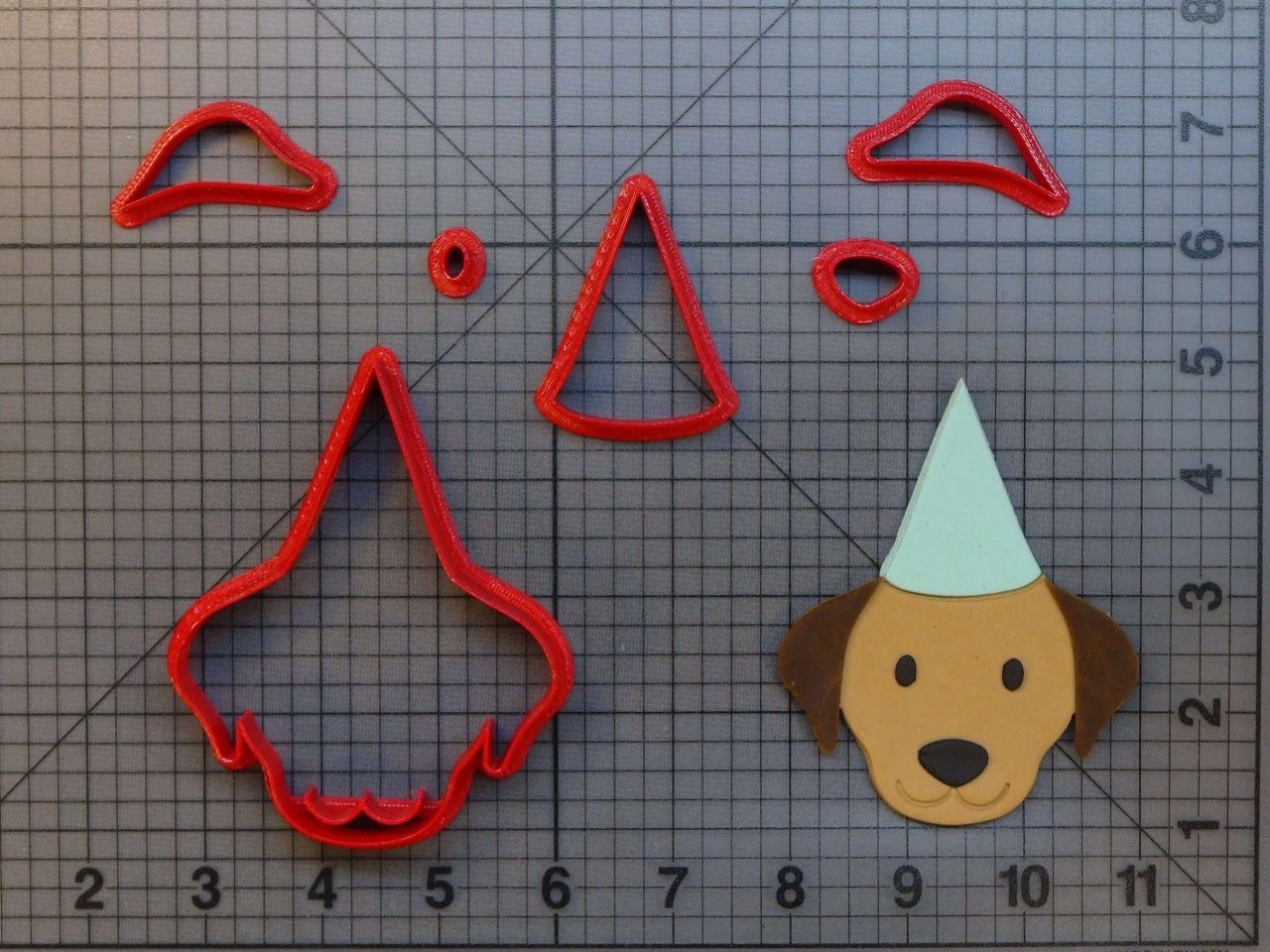 Birthday Dog 266-B390 Cookie Cutter Set