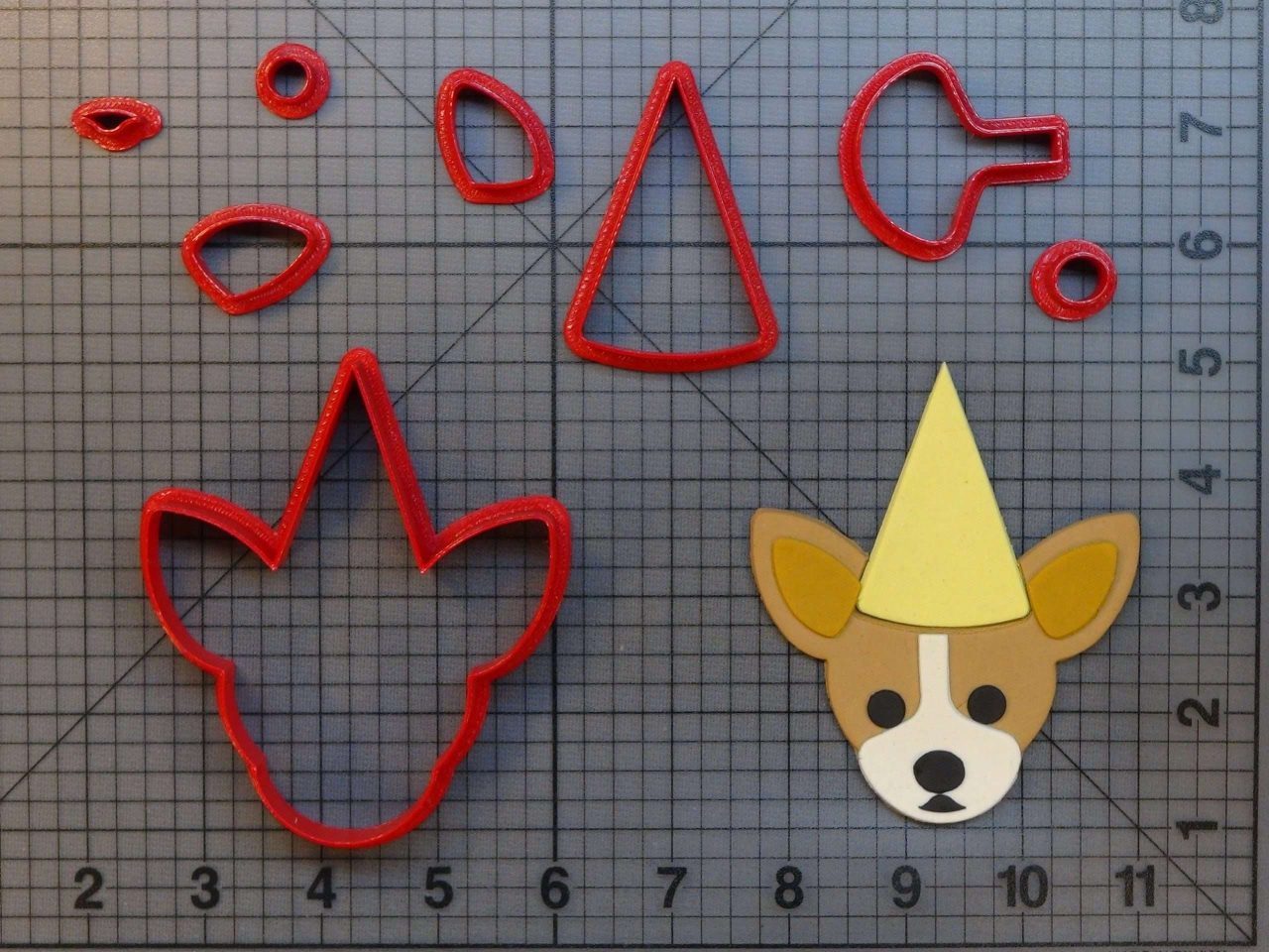 Birthday Dog 266-B392 Cookie Cutter Set