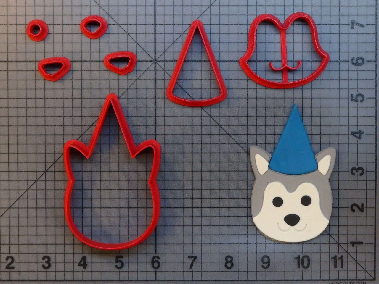 Birthday Dog 266-B393 Cookie Cutter Set