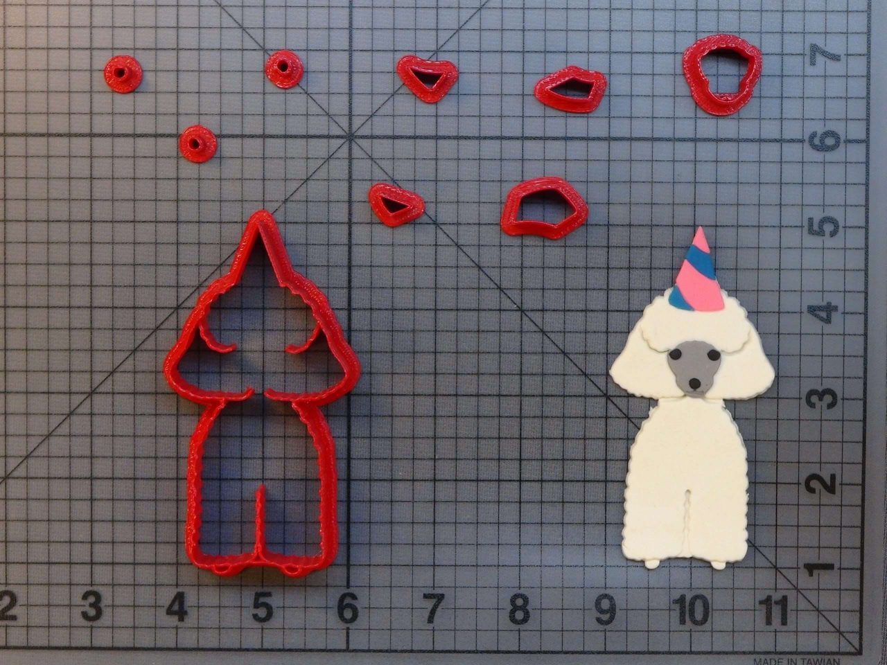 Birthday Dog 266-B396 Cookie Cutter Set