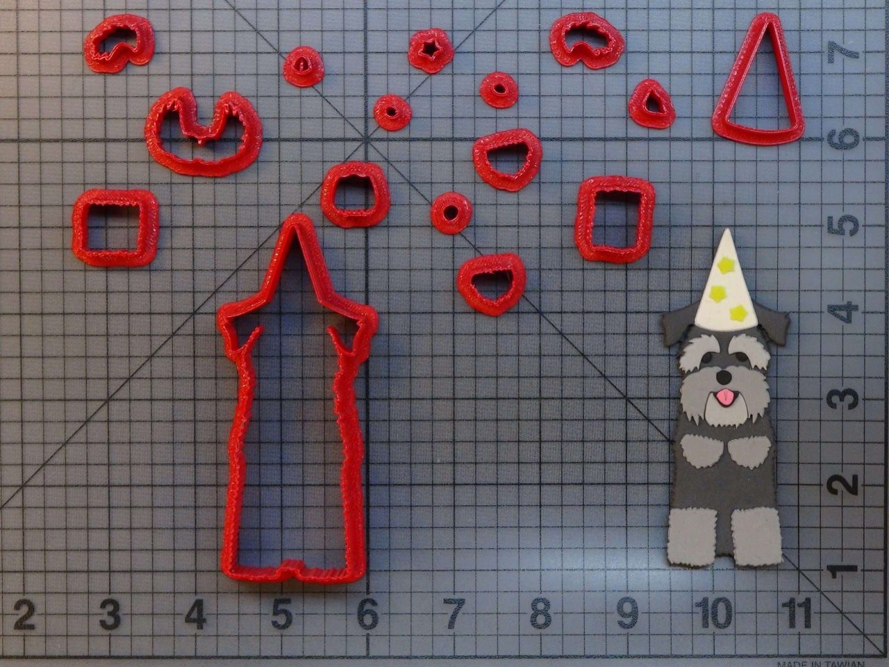 Birthday Dog 266-B397 Cookie Cutter Set
