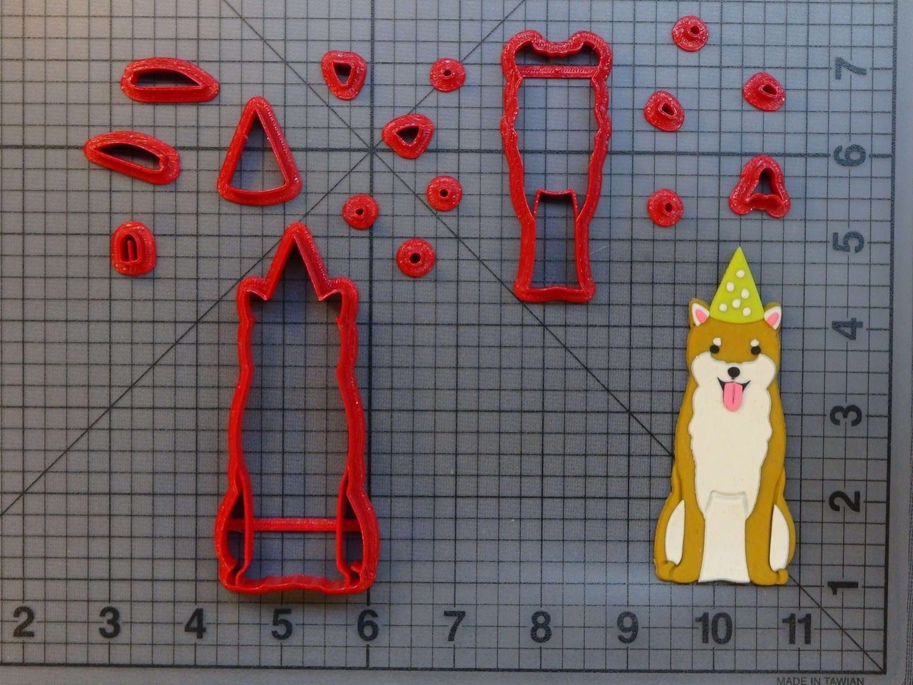 Birthday Dog 266-B398 Cookie Cutter Set