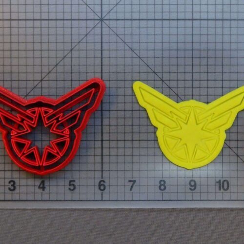 Captain Marvel Logo 266-B416 Cookie Cutter
