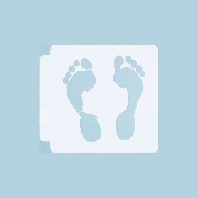 Foot prints 783-B033 Stencil