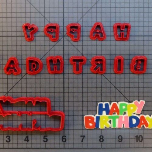 Happy Birthday 266-B402 Cookie Cutter Set