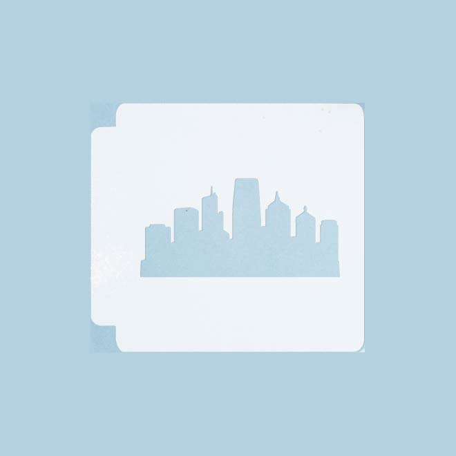 Hong Kong Skyline 783-B081 Stencil