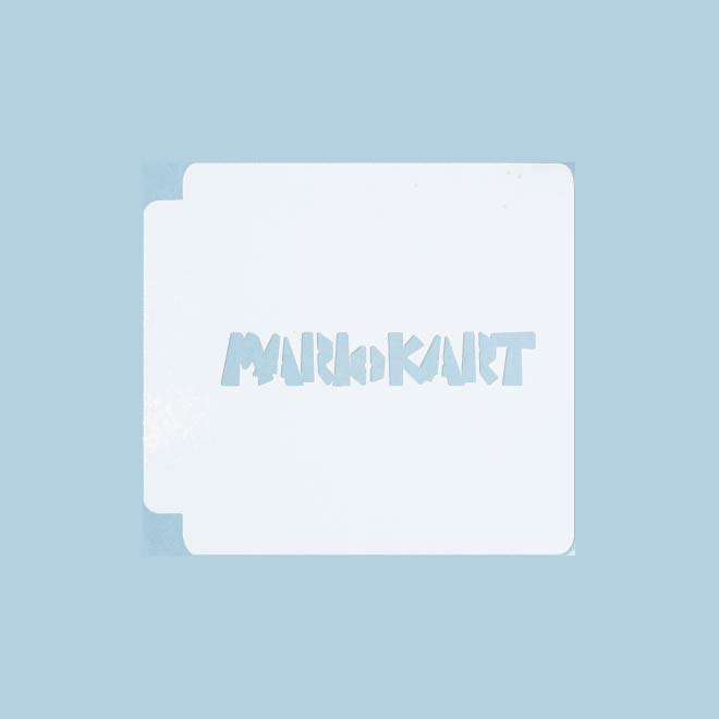 Mario Kart Logo 783-A935 Stencil