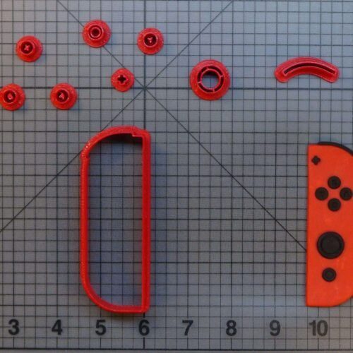 Nintendo Switch Right Joy Con 266-B340 Cookie Cutter Set