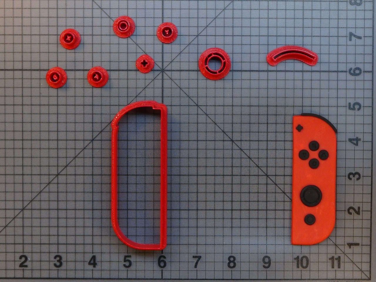 Nintendo Switch Right Joy Con 266-B340 Cookie Cutter Set