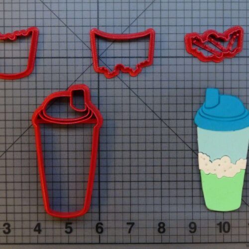 Protein Shake 266-B472 Cookie Cutter Set