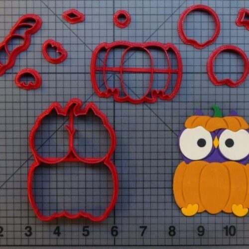 Pumpkin Owl 266-B493 Cookie Cutter Set
