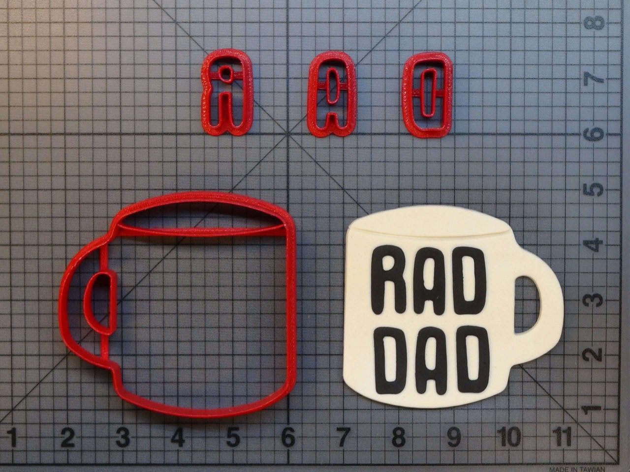 Rad Dad 266-B459 Cookie Cutter Set
