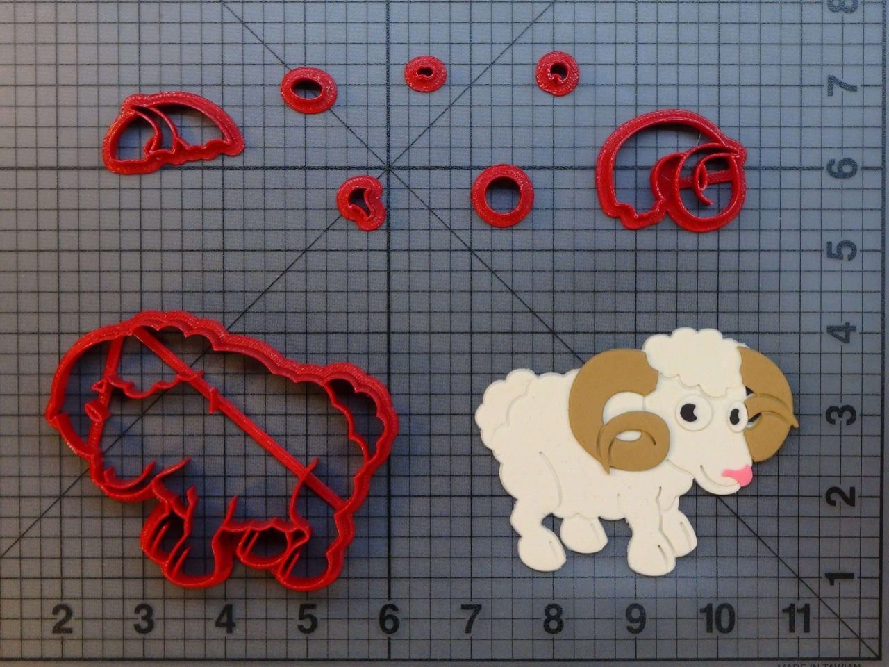 Ram 266-B464 Cookie Cutter Set