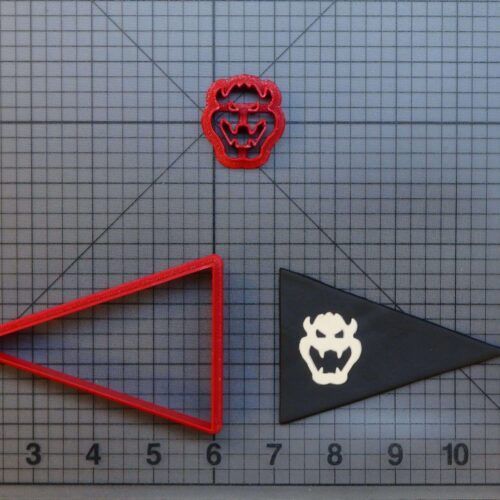 Super Mario - Bowser Flag 266-B430 Cookie Cutter Set