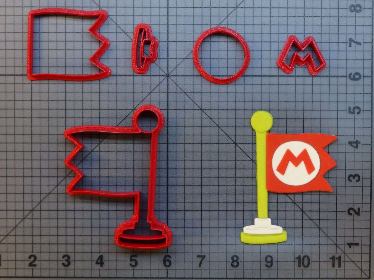 Super Mario - Checkpoint Flag 266-B429 Cookie Cutter Set