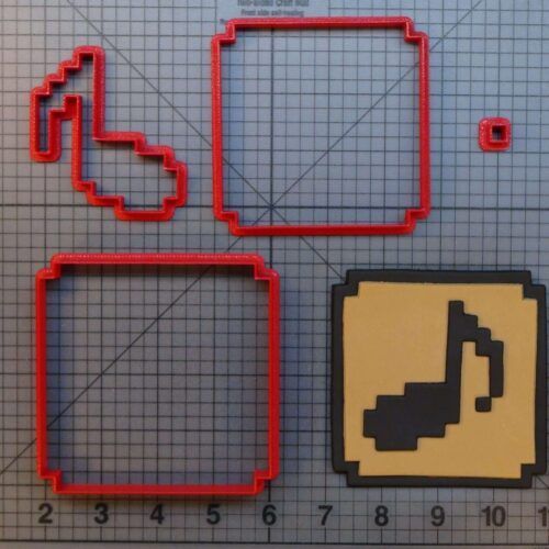 Super Mario - Music Block 266-B442 Cookie Cutter Set