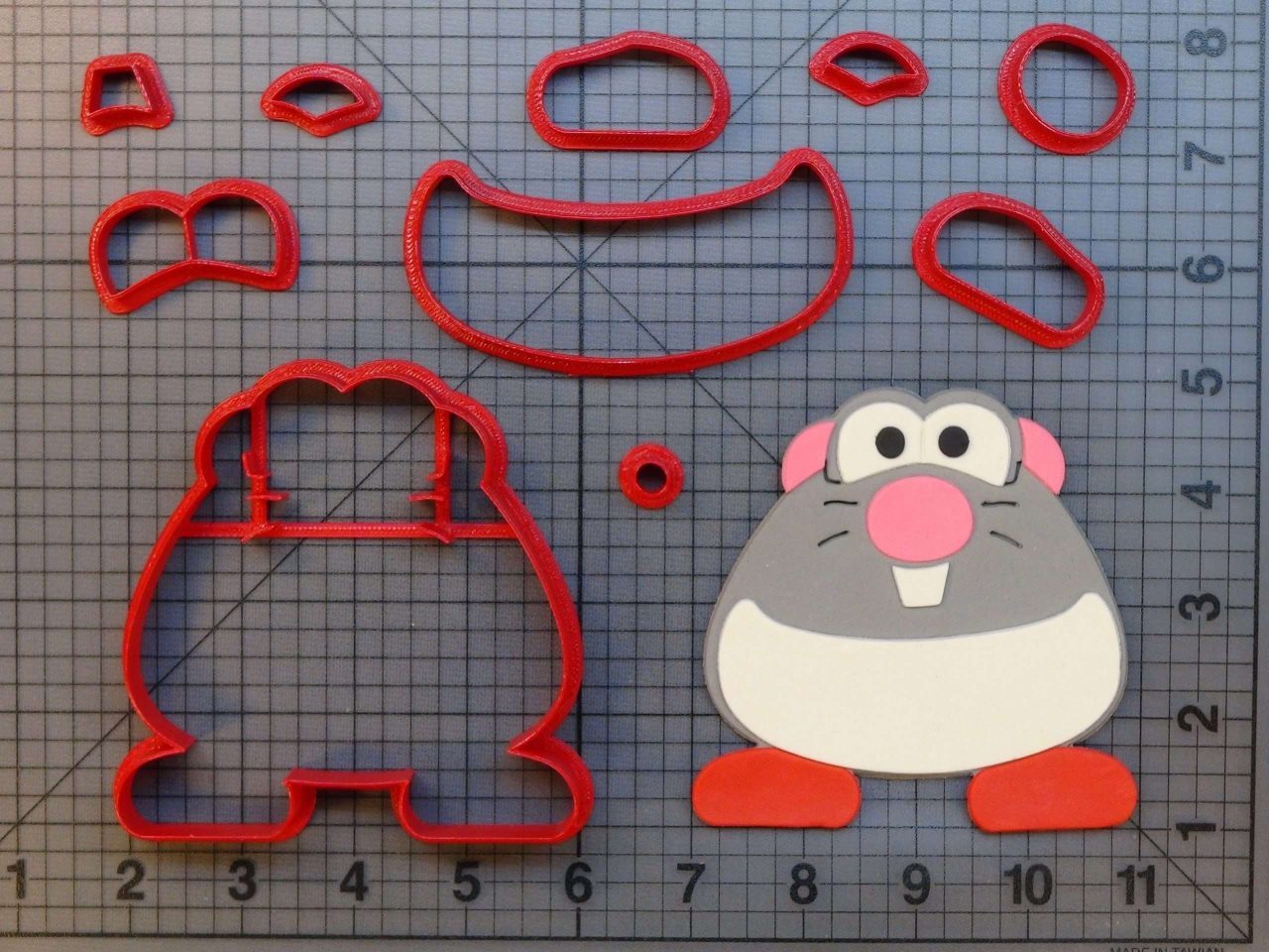 Super Mario - Skipsqueak 266-B435 Cookie Cutter Set