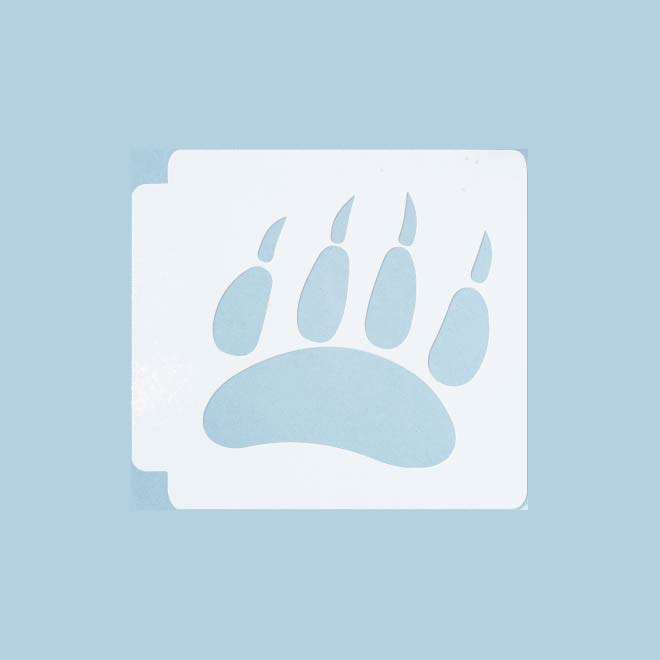 Badger Paw Print 783-B182 Stencil