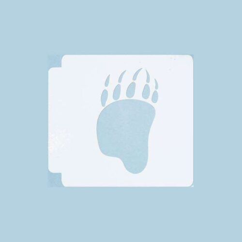 Bear Paw Print 783-B181 Stencil