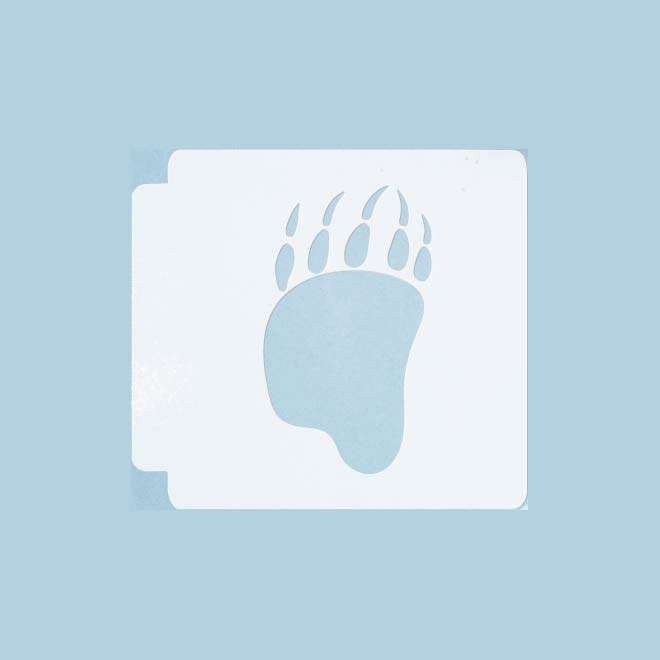 Bear Paw Print 783-B181 Stencil
