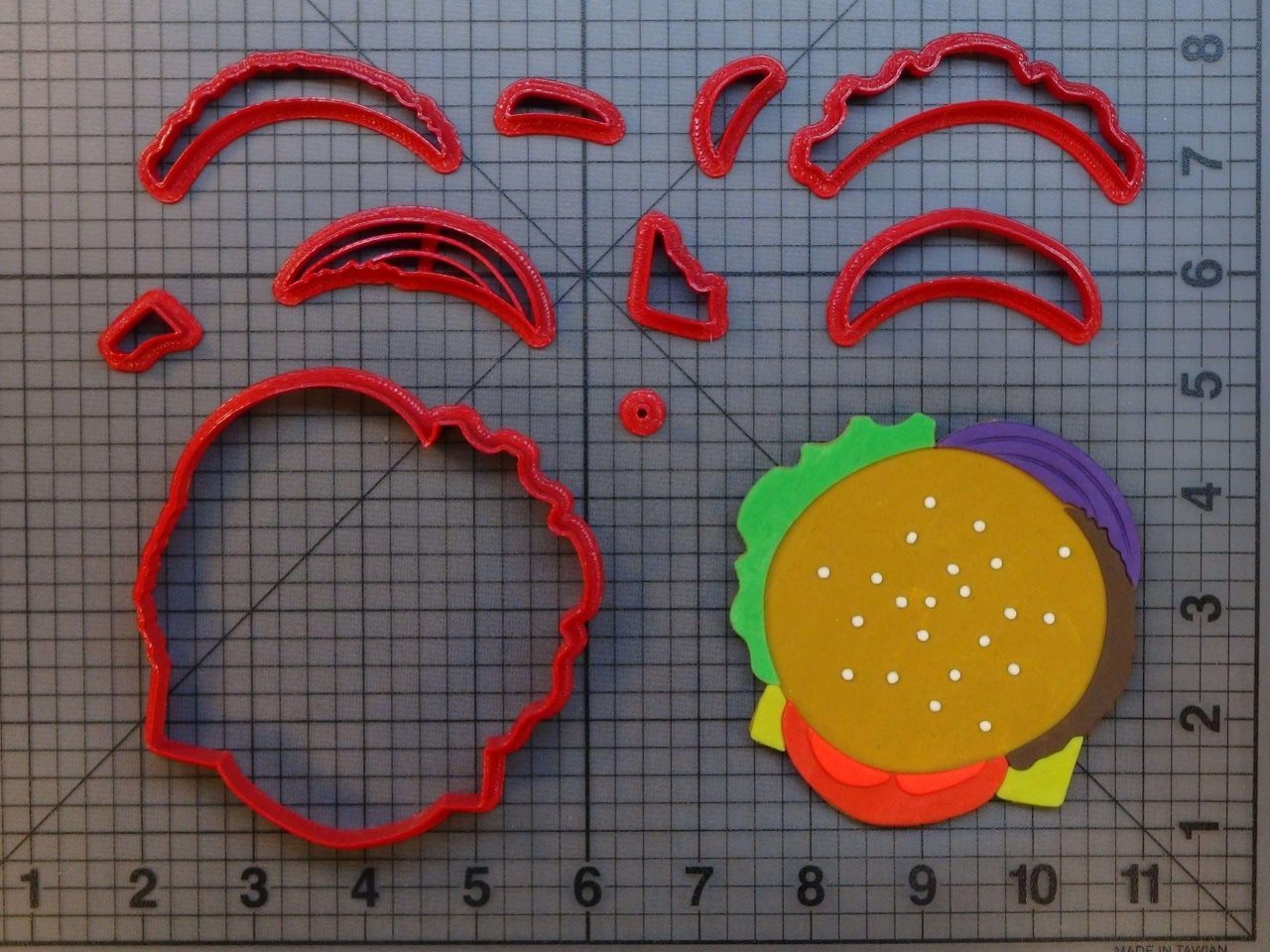 Burger 266-B636 Cookie Cutter Set