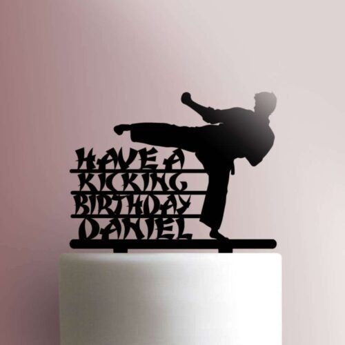 Custom Karate Happy Birthday 225-756 Cake Topper