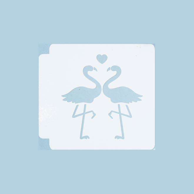 Flamingo Love 783-B213 Stencil