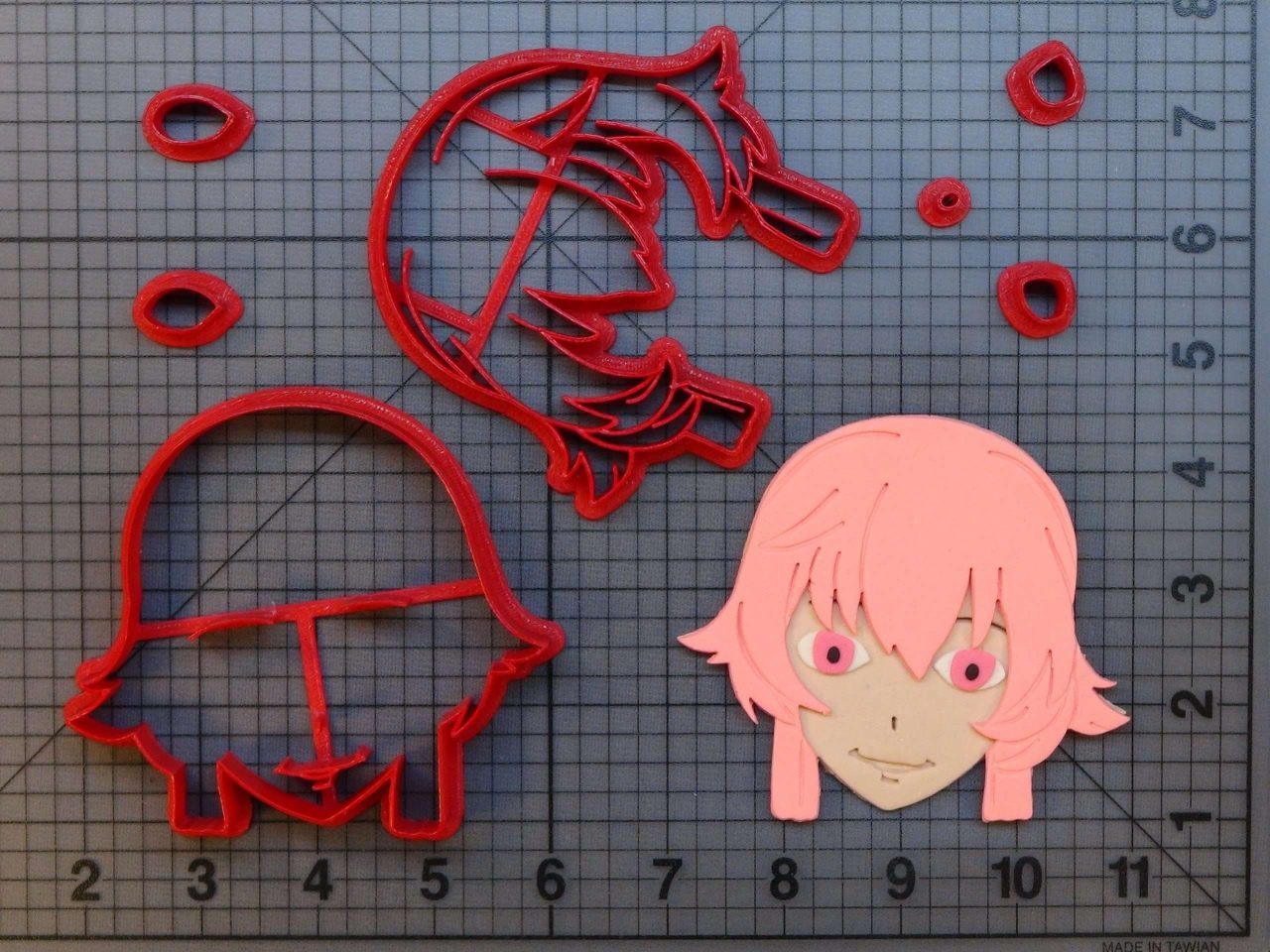 Future Diary - Yuno 266-B647 Cookie Cutter Set