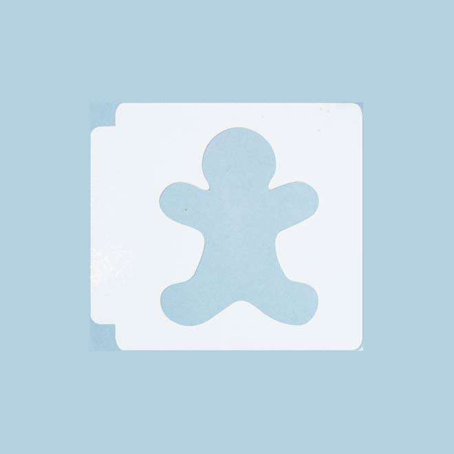 Gingerbread Man Silhouette 783-B205 Stencil