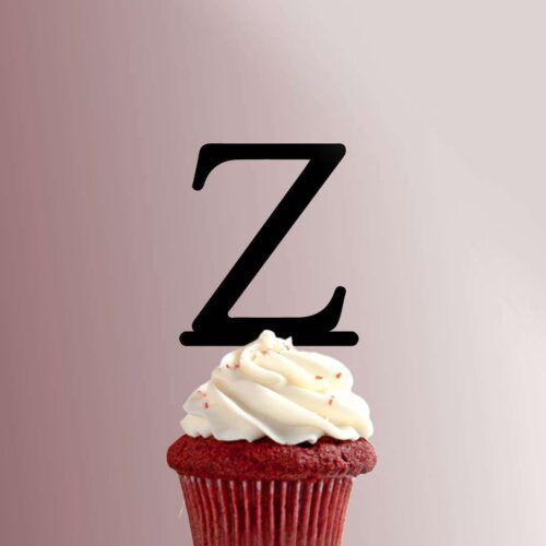 Greek Alphabet Zeta 228-084 Cupcake Topper