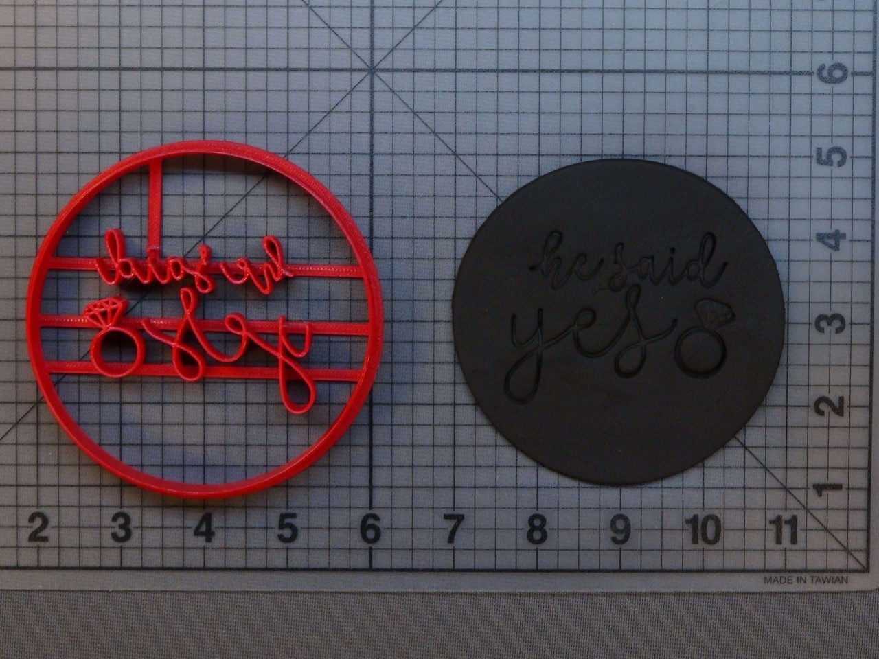 He Said Yes 266-B517 Cookie Cutter