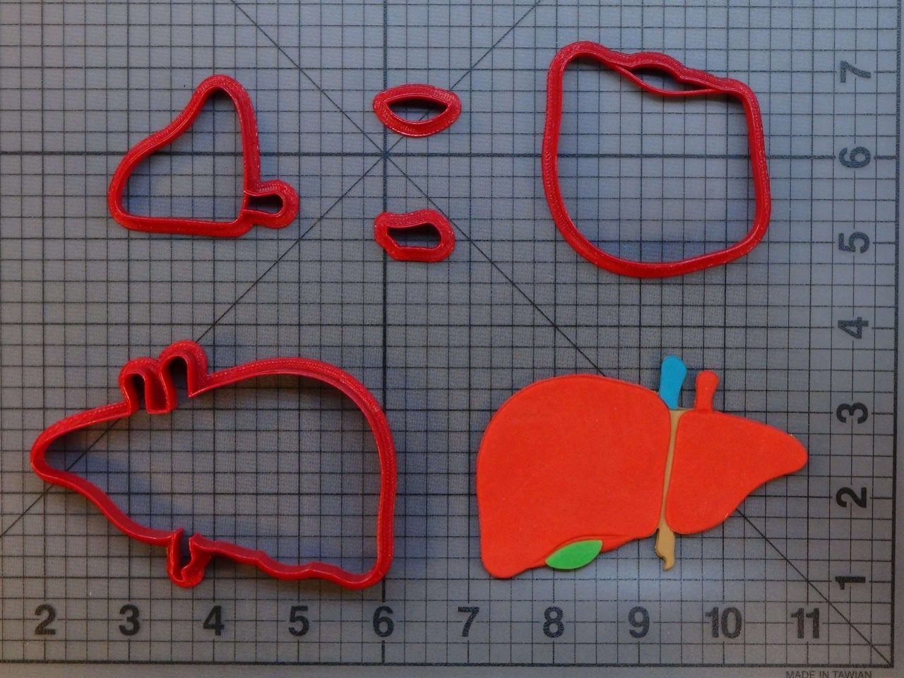 Liver 266-B581 Cookie Cutter Set