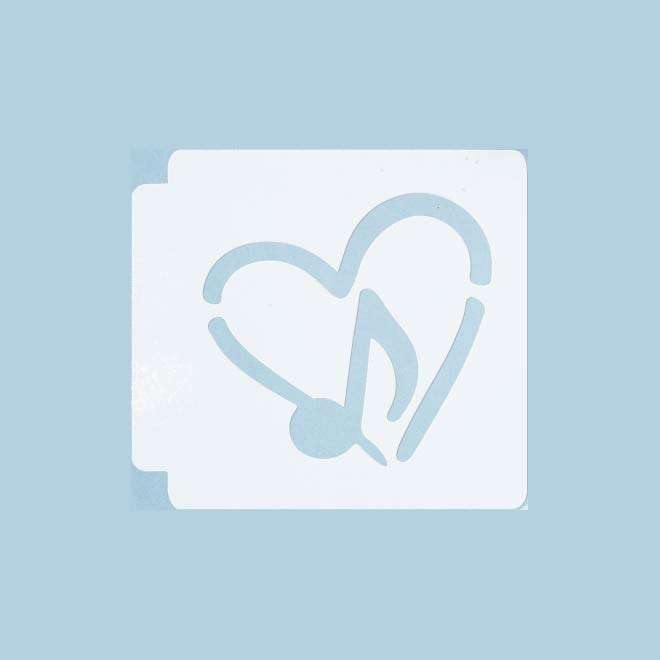 Music Love 783-B294 Stencil