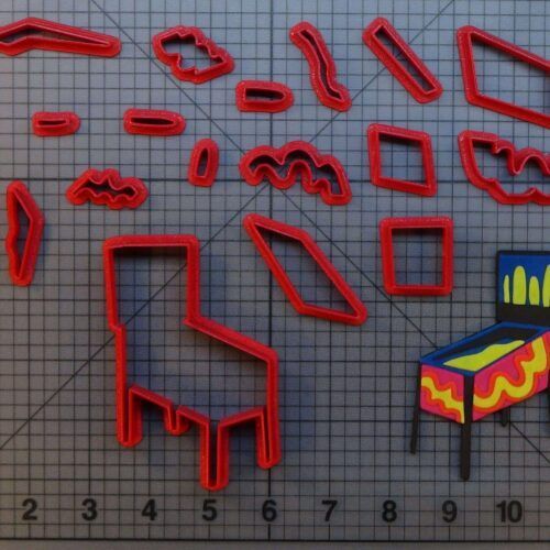 Pinball Machine 266-B643 Cookie Cutter Set