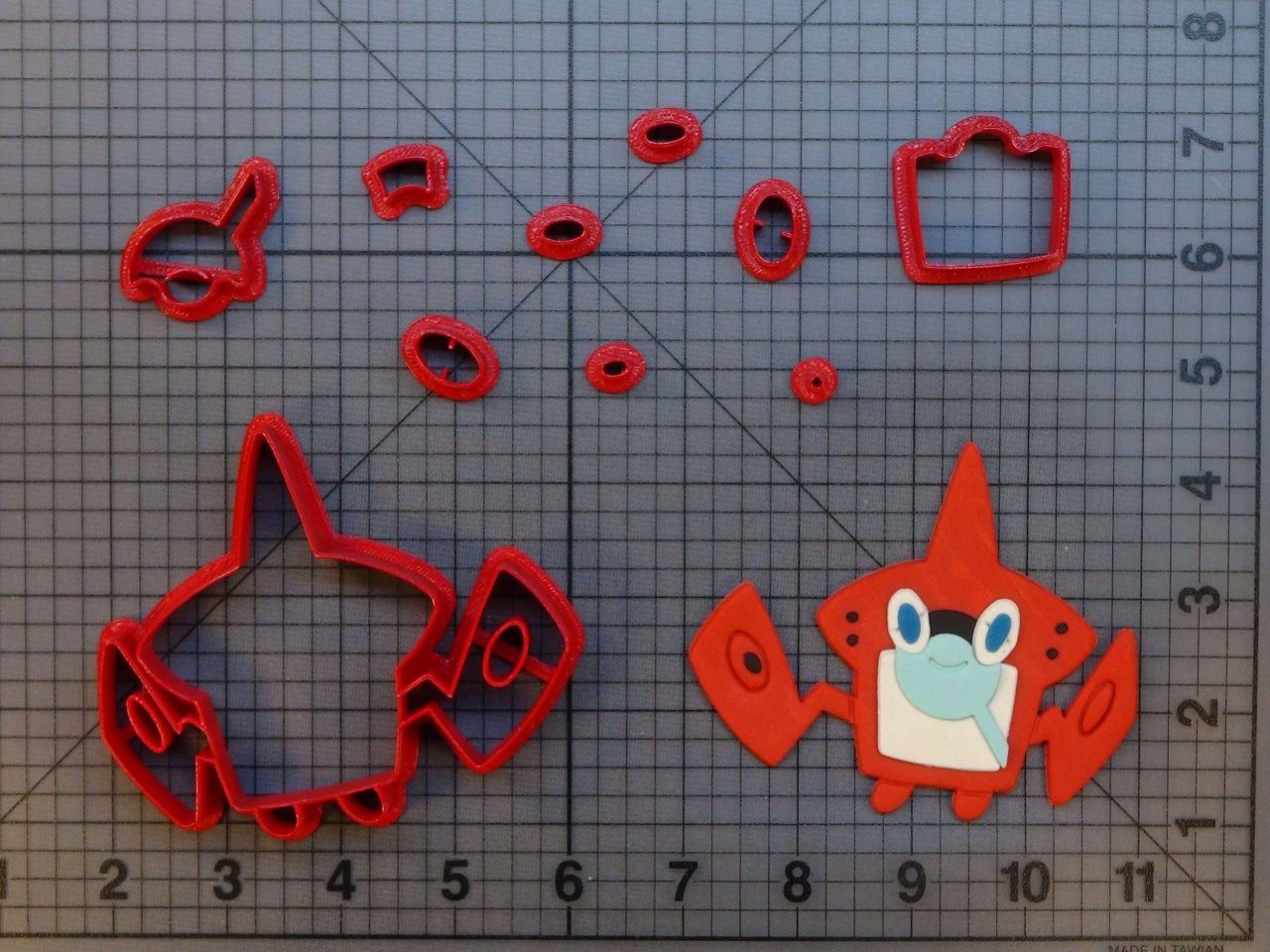 Pokemon - Rotom Dex 266-B571 Cookie Cutter Set