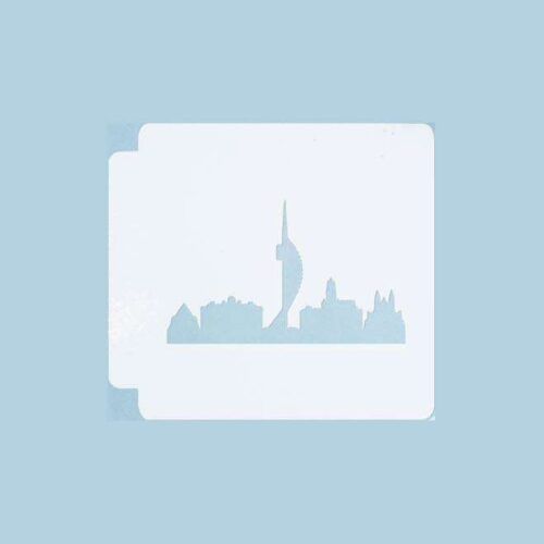 Portsmouth England Skyline 783-B069 Stencil