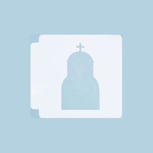 Santorini Church Greece 783-B088 Stencil
