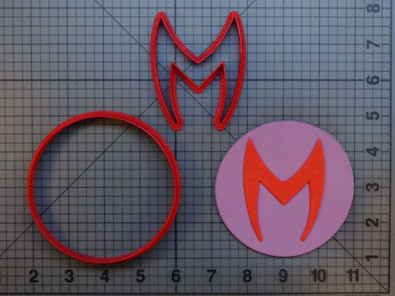 Scarlet Witch Logo 266-B536 Cookie Cutter Set