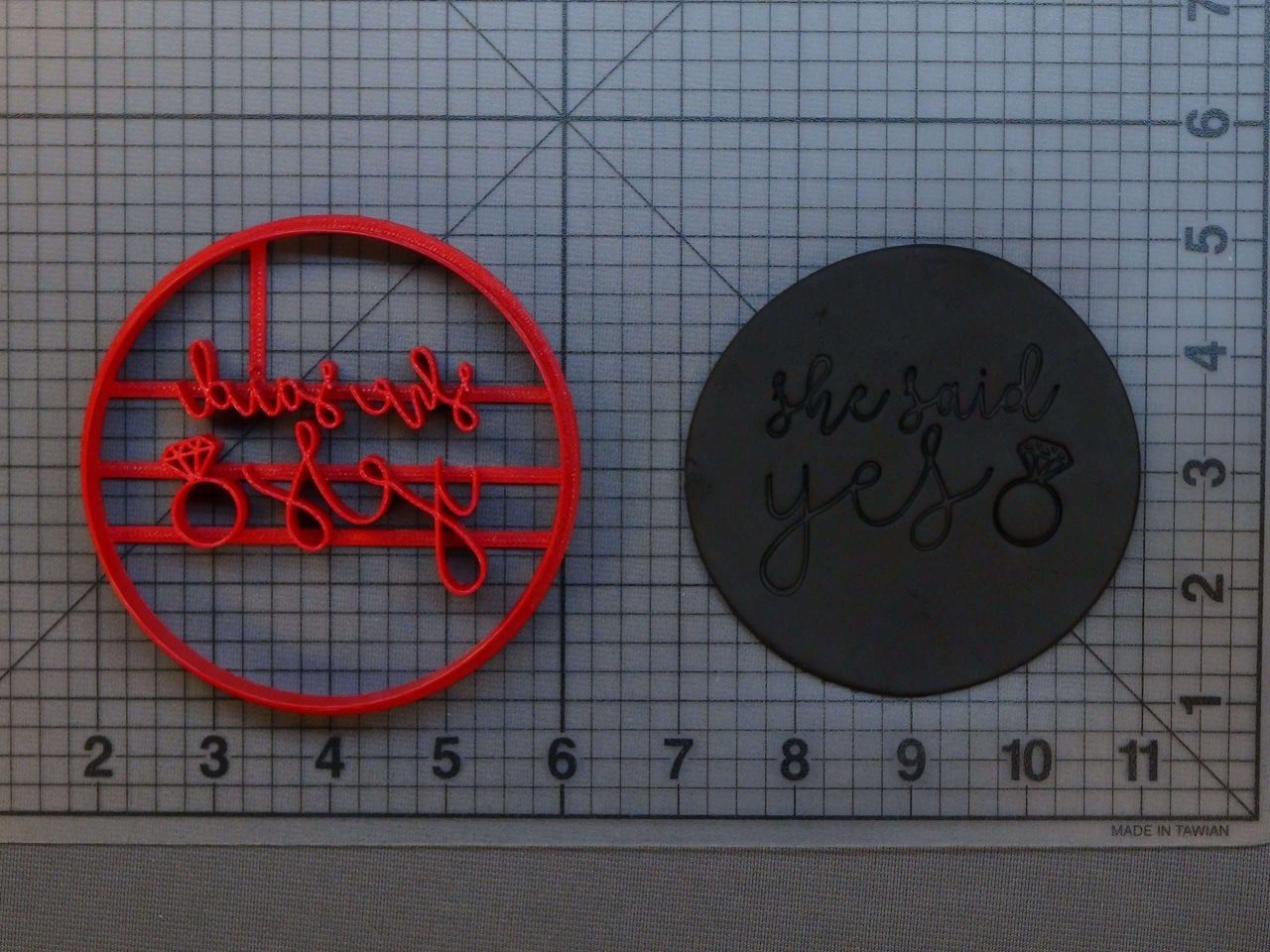 She Said Yes 266-B519 Cookie Cutter