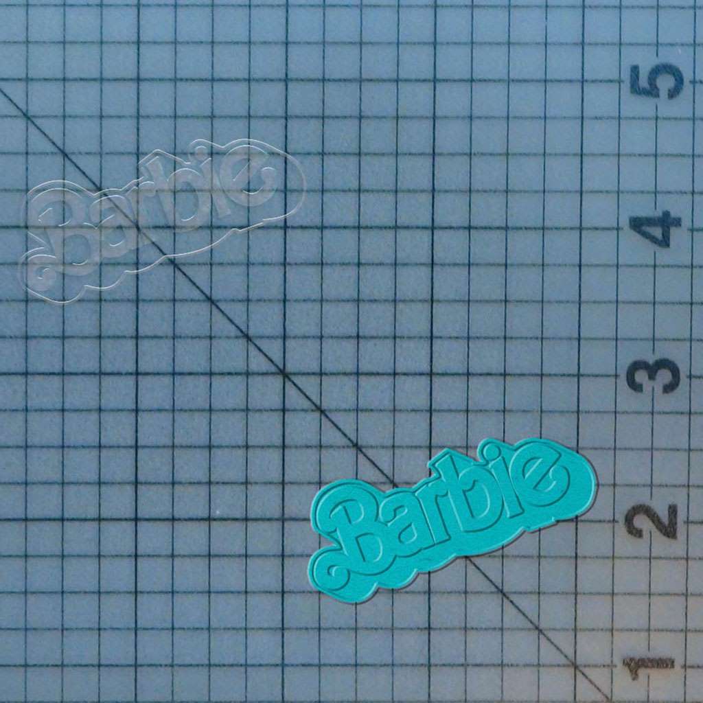 Barbie Logo 227-792 Cookie Cutter and Stamp