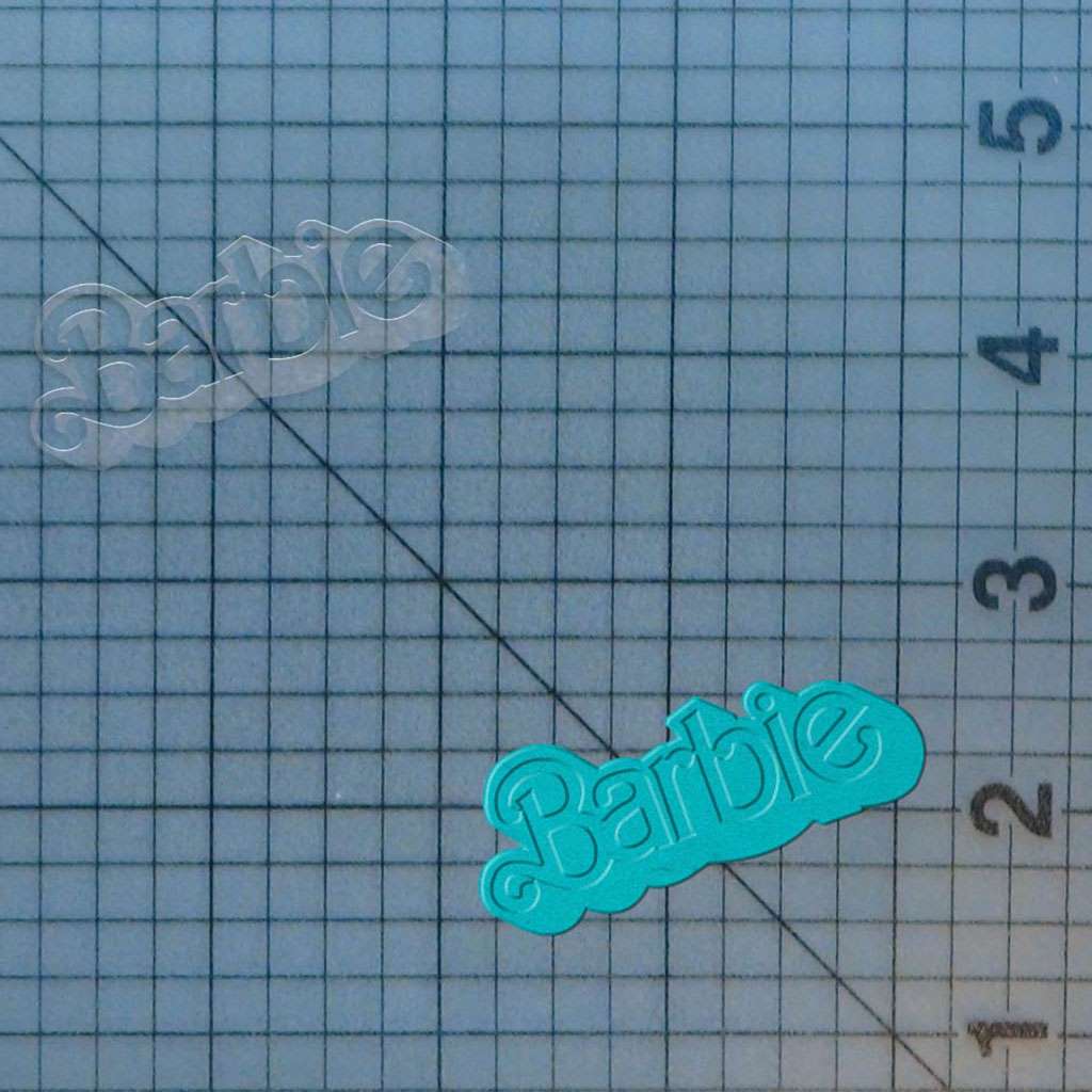 Barbie Logo 227-792 Cookie Cutter and Acrylic Stamp - Image 4
