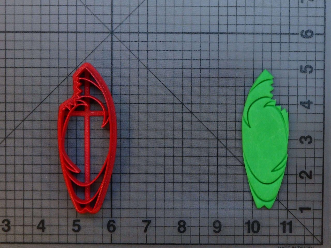 Bitten Surfboard 266-B742 Cookie Cutter