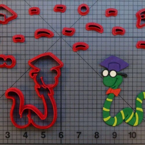 Bookworm 266-B616 Cookie Cutter Set