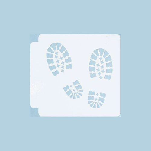 Boot Prints 783-B379 Stencil