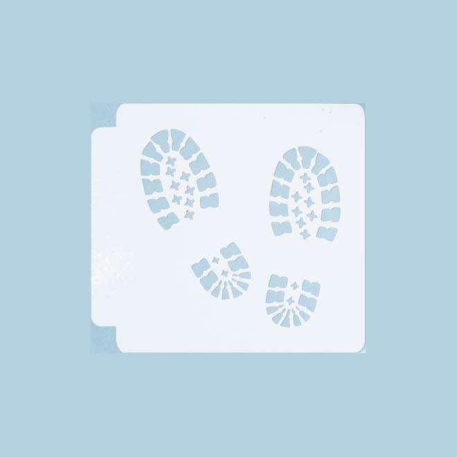 Boot Prints 783-B379 Stencil
