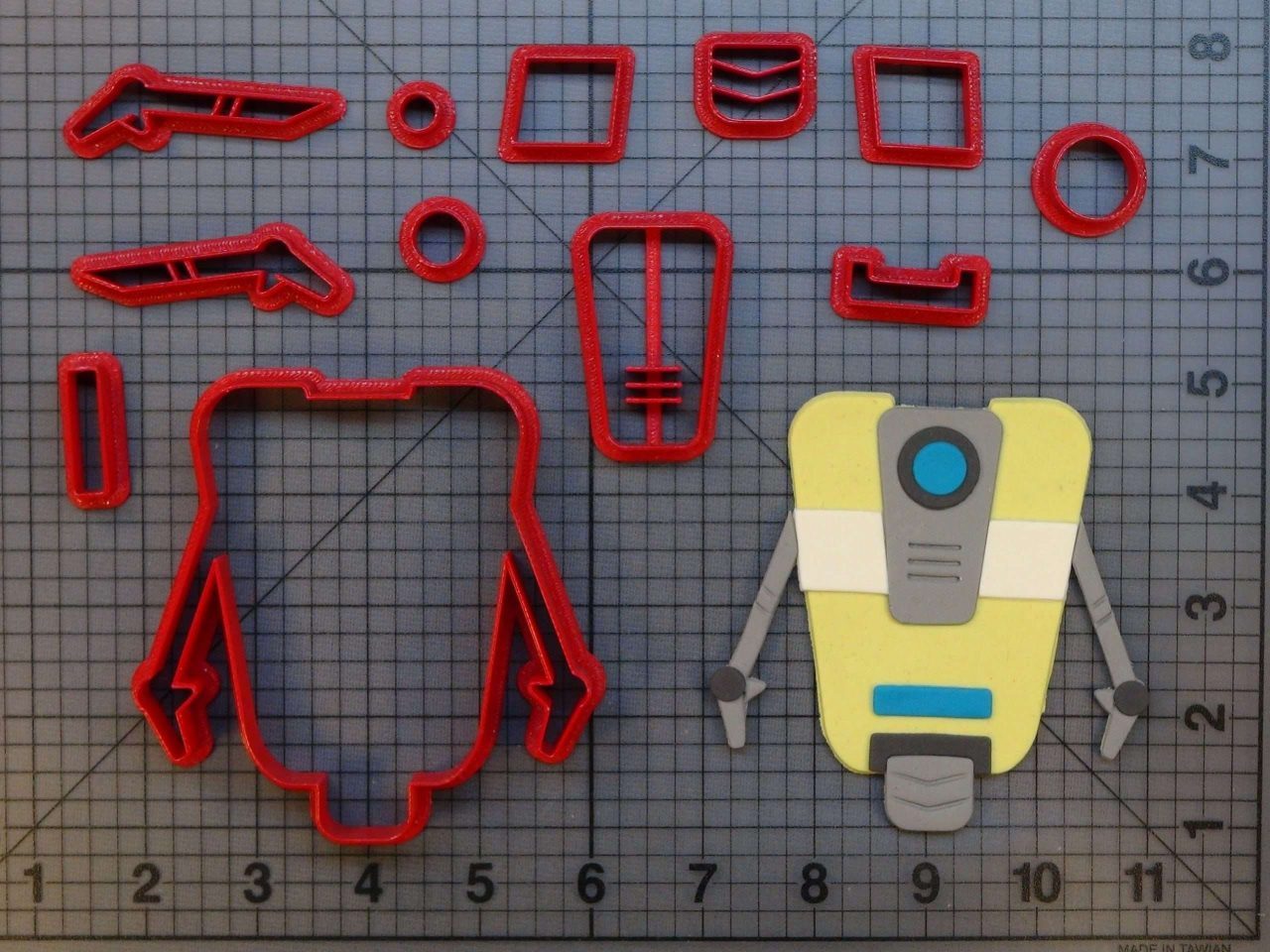 Borderlands - Claptrap 266-B618 Cookie Cutter Set